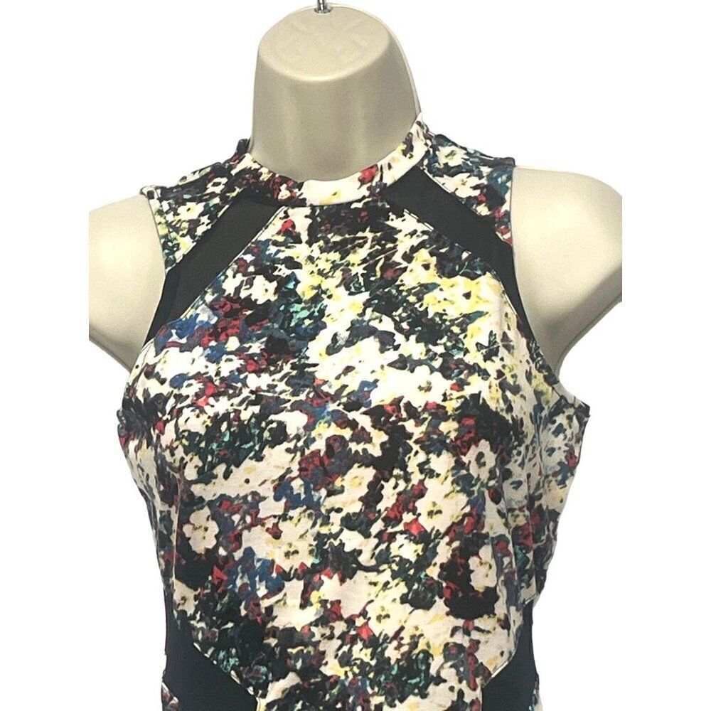 $59.00 Material Girl Junior’s Sleeveless Floral Print Bodyco, Multi, Size S - Picture 4 of 14
